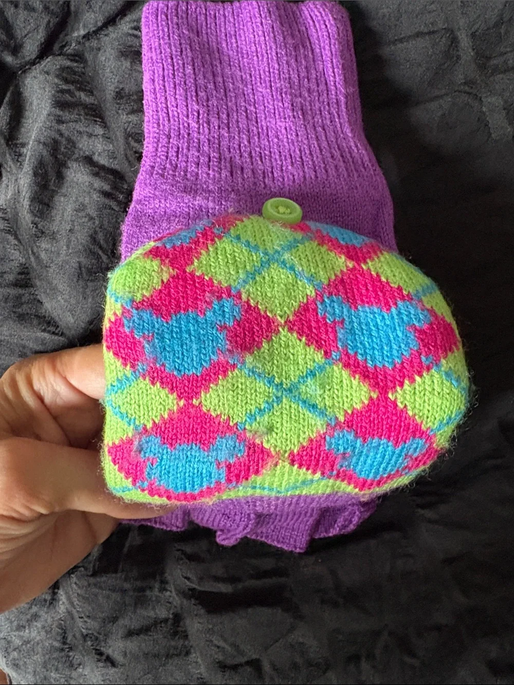 VINTAGE Disney fingerless mitten gloves